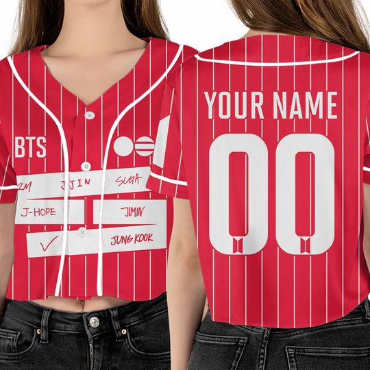 Discover Custom Tour Kpop Idol Baseball Jersey, Custom Baseball Jersey For Teen Girl Women Baseball Kpop Fan, World Tour 2026 Jersey
