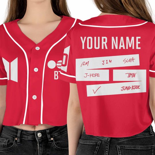 Discover Custom Tour Kpop Idol Baseball Jersey, Custom Baseball Jersey For Teen Girl Women Baseball Kpop Fan, World Tour 2026 Jersey