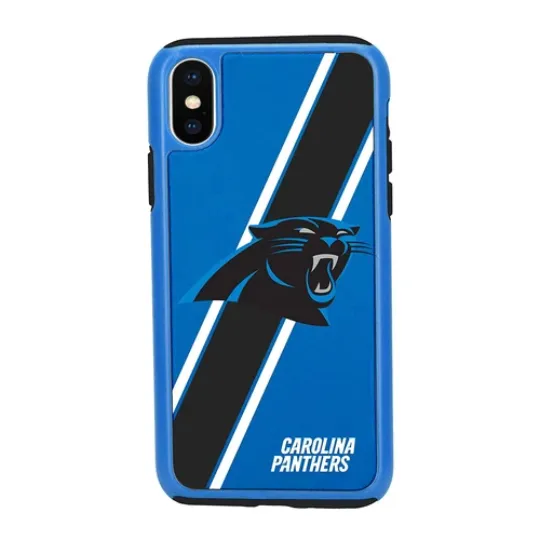 football Carolina Panthers Dual Hybrid Case for iPhone XS Max (6.5")