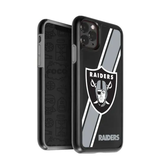 football Las Vegas Raiders Dual Hybrid Case for Apple iPhone 11Pro, XS & X
