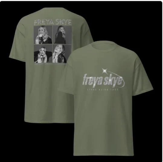Discover Two Sided Freya Skye Vintage T-Shirt , Stars Align Tour 2026 Concert Shirt.