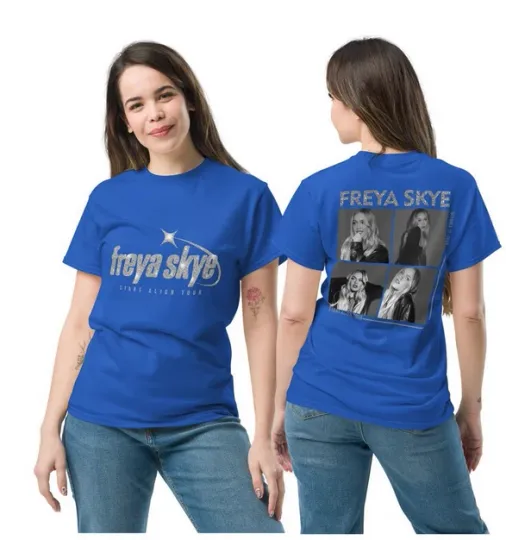 Discover Two Sided Freya Skye Vintage T-Shirt , Stars Align Tour 2026 Concert Shirt.