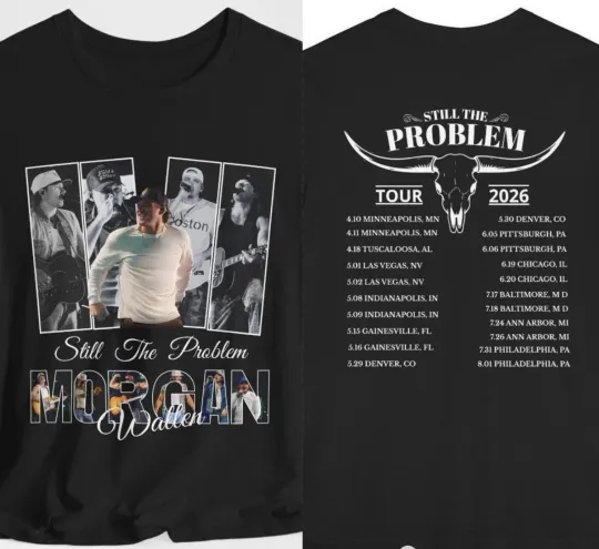 Discover Wallen Western Still The Problem 2026 Tour Merch T-Shirt