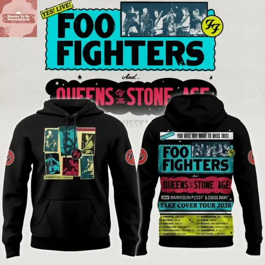 Discover FF Band Fighters Take Cover Tour 2026 Hoodie Shirt