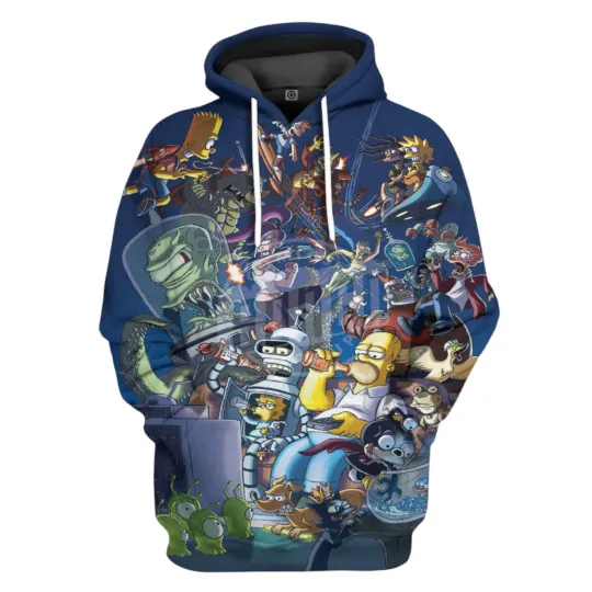 The Simpsons 3D Hoodie for Men and Women