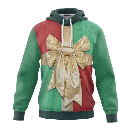 Discover Christmas Box Cosplay Costume 3D Hoodie for Men and Women