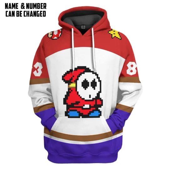 Discover Personalized Shy Guy Sports 3D Hoodie for Men and Women