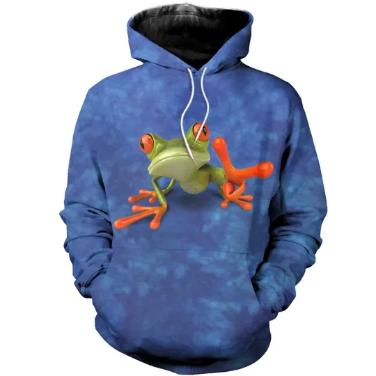 Discover Frog 3D Hoodie for Men and Women