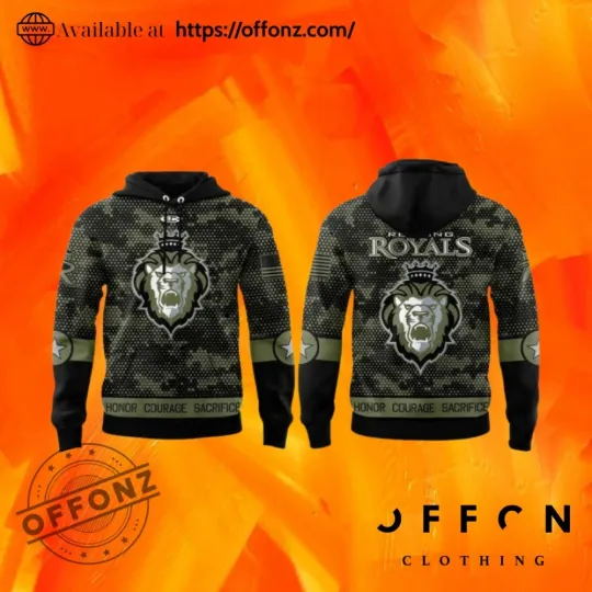 Discover Reading Royals Military Appreciation Night 2026 3D Hoodie Fan Apparel