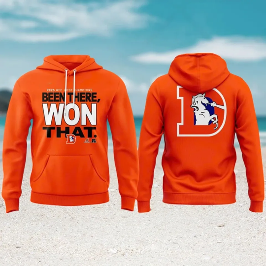 Discover Denver A.F.C West Champions 2025 3D Hoodie –  Fan Celebration Gear