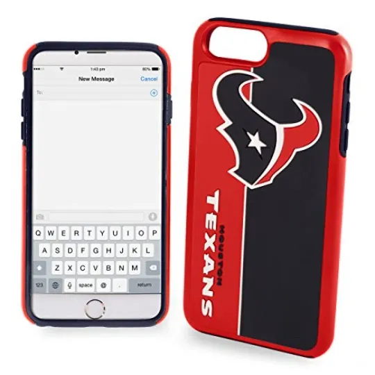 football Houston Texans Bold Case for iPhone SE (2022-20), 8, 7, 6 & 6s (4.7")