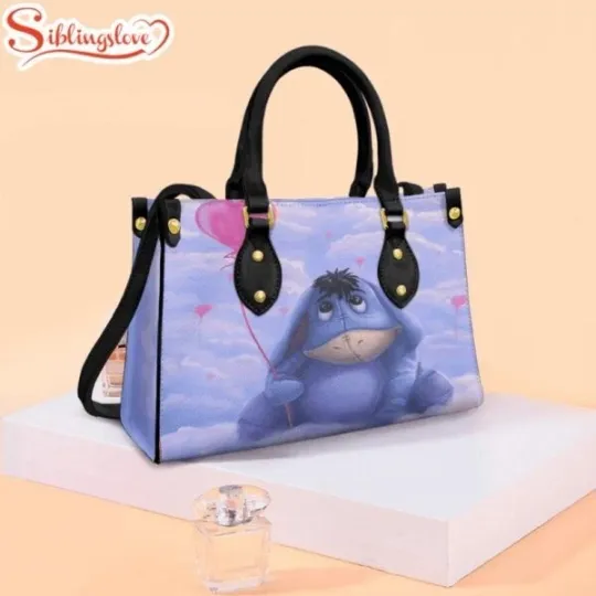 Discover Cartoon Disney Women Bag Winnie The Pooh Eeyore Balloon Leather Bag Handbag