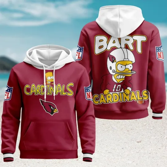 Discover Cardin@ls Bart Simpson 3D Hoodie –  Cartoon Crossover Fan Gear