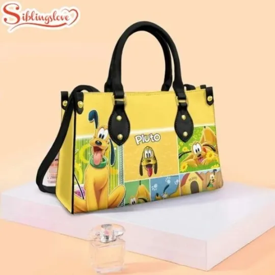 Discover Cute Pluto Dog Leather Handbag