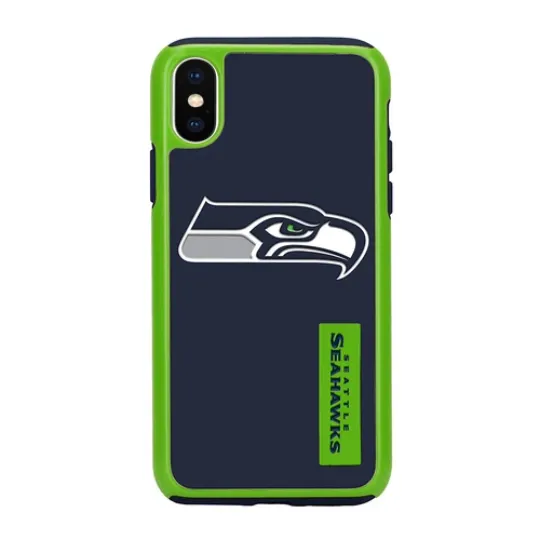 football Seattle Seahawks Dual Hybrid Case for iPhone X & XS (5.8")