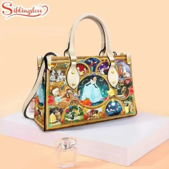 Discover Cinde Disney Cartoon Leather Handbag