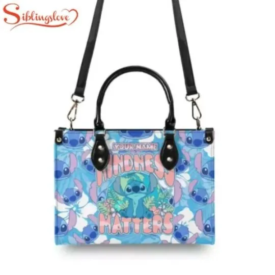Discover Custom Name Stitch Leather Handbag
