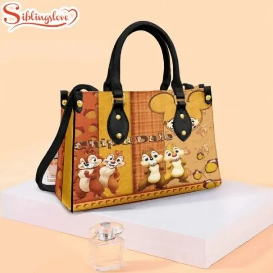Discover Chip N Dale v1 Disney Leather Handbag