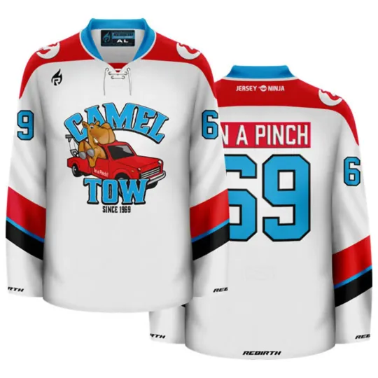 Discover Camel Tow Funny Hockey Jersey