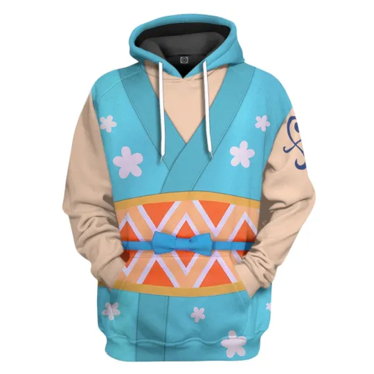 One Piece Nami The Wano Country Arc 3D Hoodie for Men and Women