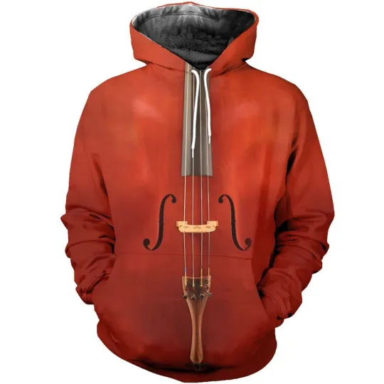 Discover Cello 3D Hoodie for Men and Women