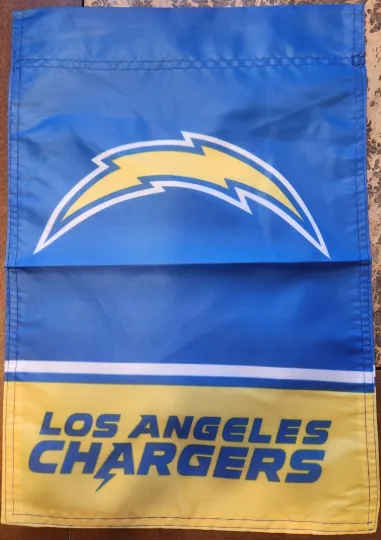 Discover Los Angeles Chargers 12 X 18 Inches Double Sided football Football Garden Flag