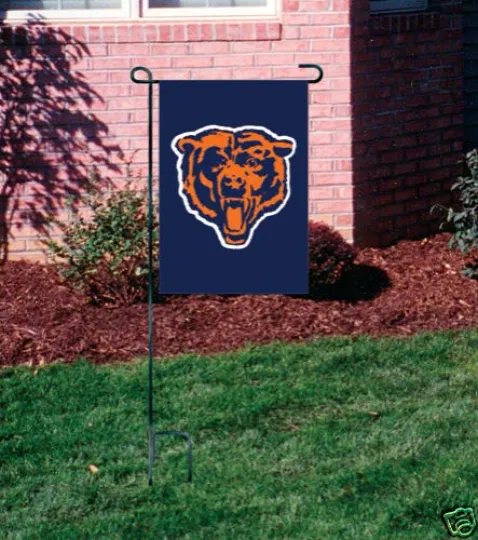 CHICAGO BEARS Embroidered Garden Window FLAG