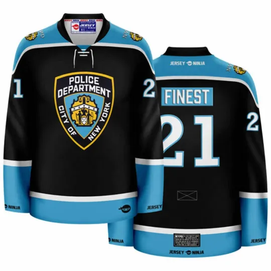 Discover NYPD Shield Black Hockey Jersey