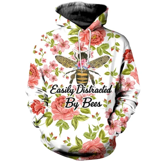 Discover Bees 3D Hoodie for Men and Women