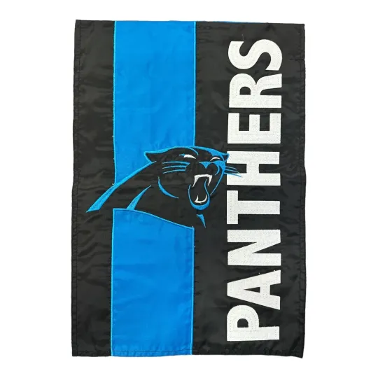 football Carolina Panthers  13" x 18" Garden Flag