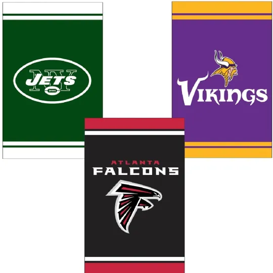 Discover football Fiber Optic Garden Flag 264673