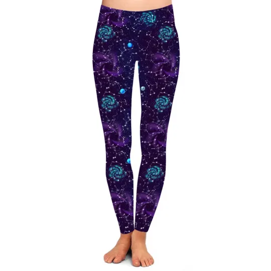 Discover Space Galaxy Leggings for Women