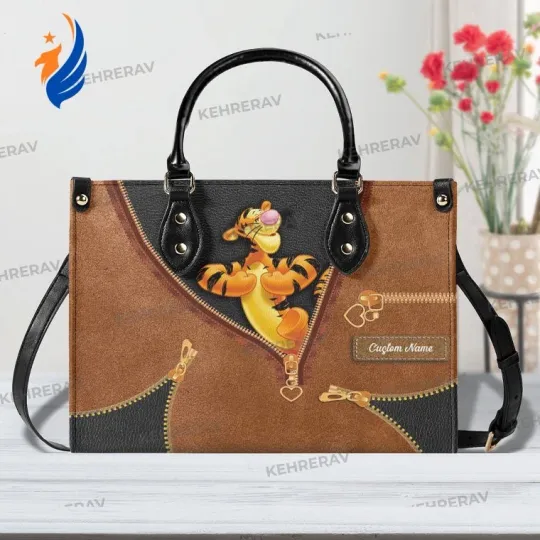 Discover Tigger Winnie The Pooh Leather Handbag: Stylish Women s Purse for Tigger Lovers