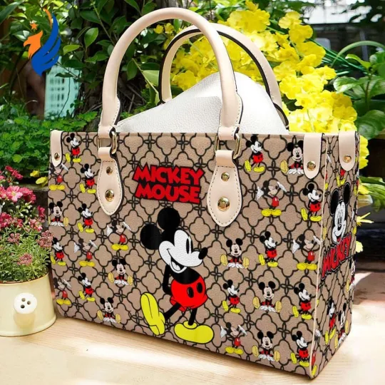 Discover Mickey Mouse Leather Handbag Gift For Women