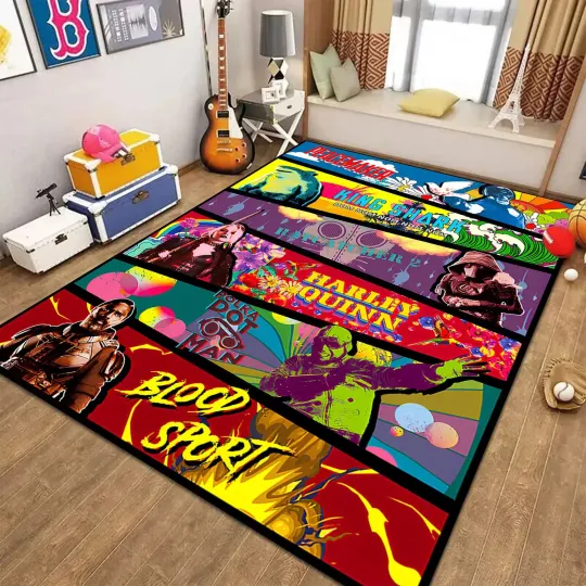 Discover Superhero Rug, Fantastic Rug, Movie Rug, Gift Rug, Kids Room Rug, Home Decor Car