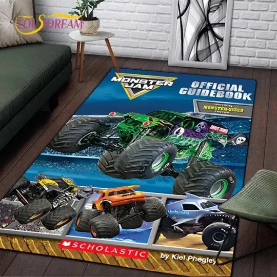 Discover Monster Truck Monster Jam Cosplay Carpet Living Room Bedroom Sofa Rug
