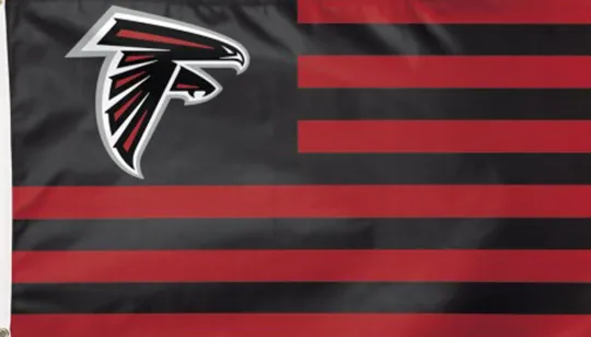 Atlanta Falcons football Deluxe Grommet Flag Football Banner 3' x 5'