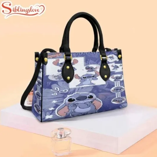 Discover Cartoon Disney Lilo And Stitch Leather Handbag