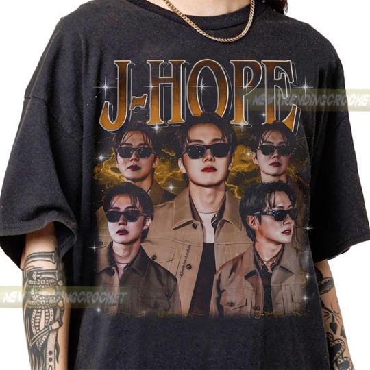 Discover Limited J-Hope 90s Bootleg T-Shirt, J-Hope Vintage Sweatshirt, J-Hope Kpop Vintage Shirt, J-Hope Kpop Jung Ho-seok Gifts For Man And Women