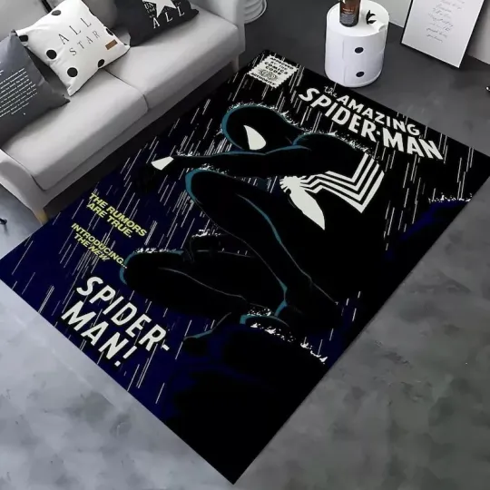 Discover Comic book Rug,Spiderman Carpet,Venom Rug,Home decor gift,floor rug,Home Decor R