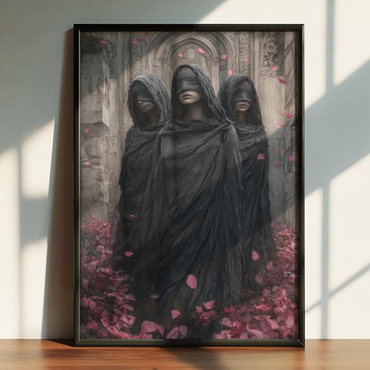 Discover Gothic Fantasy Goddess Poster, Arcadia WorldInspired Poster, Metal Music Poster, Printable Digital Poster