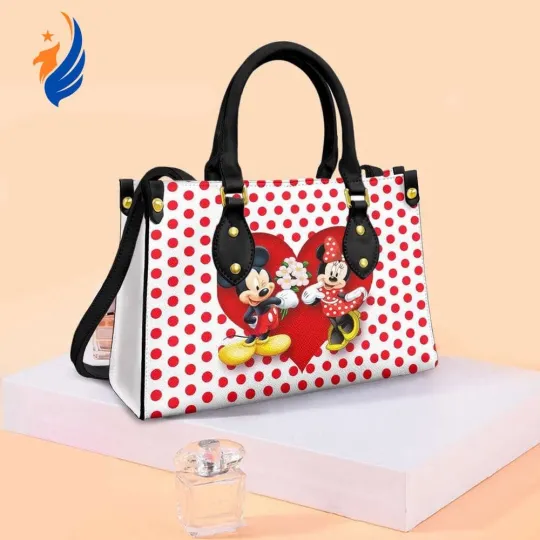 Discover Mickey Love Minnie Disney Cute Lover Fashion Lady Handbag