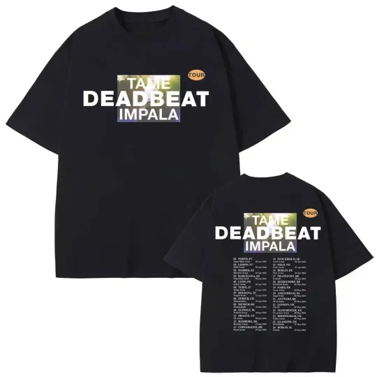 Discover Tame Impala Tour 2026 Double Sided Unisex T-shirt