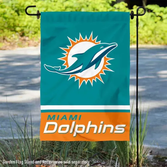 Miami Dolphins Garden Flag and Yard Banner