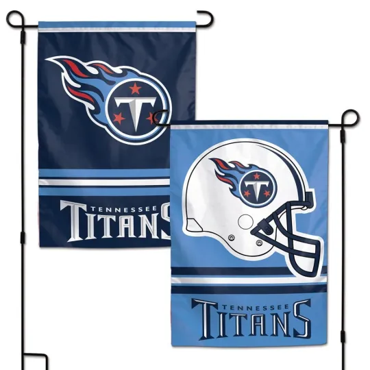 Discover Tennessee Titans Wincraft football 12x18 Double Sided Garden Flag