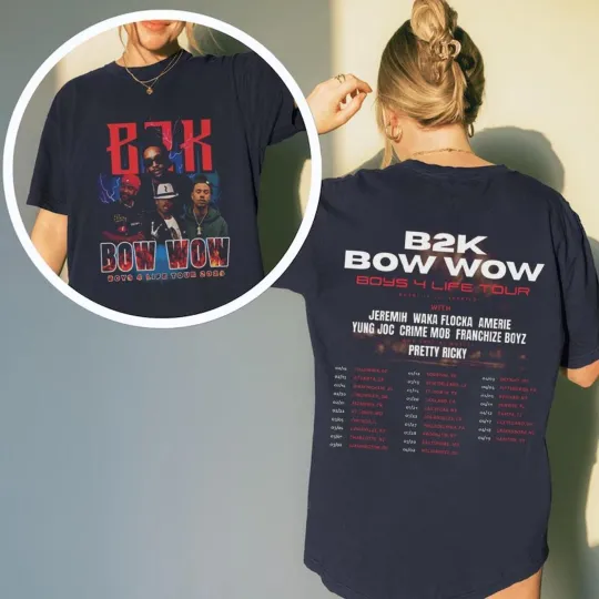 Discover B2K Tour 2026 Shirt, R&B Music Concert T-shirt