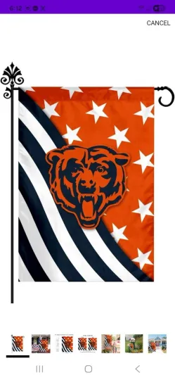 Chicago Bears 8x12 Garden Flag Brand New