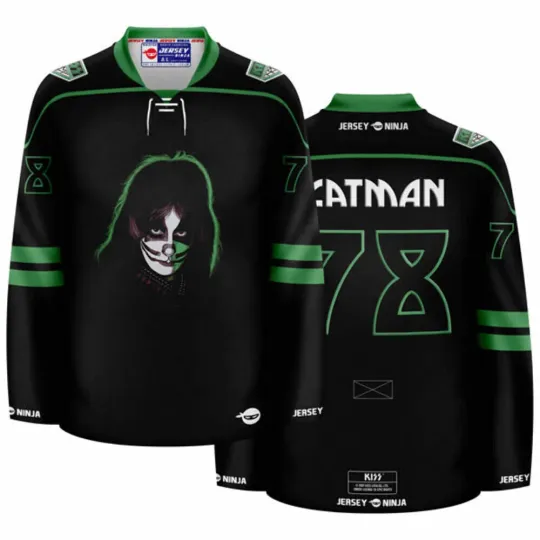 Discover KISS The Solo Albums Catman Hockey Jersey