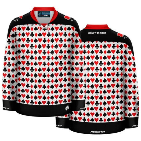 Discover Poker Night Ugly Sweater Hockey Jersey