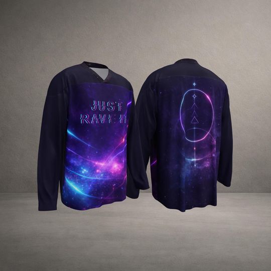 Discover Rave Hockey Jersey | Edm Festival Design